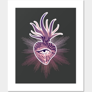 Aesthetic Holy heart Posters and Art